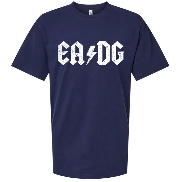 Bass Player Gift E A D G Strings Of The Bass Sueded Cloud Jersey T-Shirt