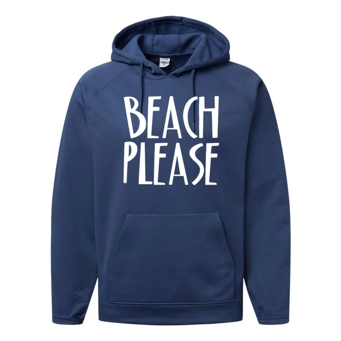 Beach Please Gift Sand Ocean Waves Water Relax Fun Performance Fleece Hoodie