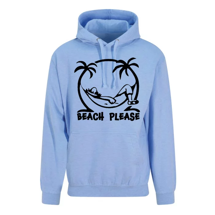 Beach Please Gift Fun Beach Wear For Summer Gift Unisex Surf Hoodie