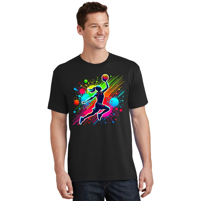 Basketball Player Girl T-Shirt