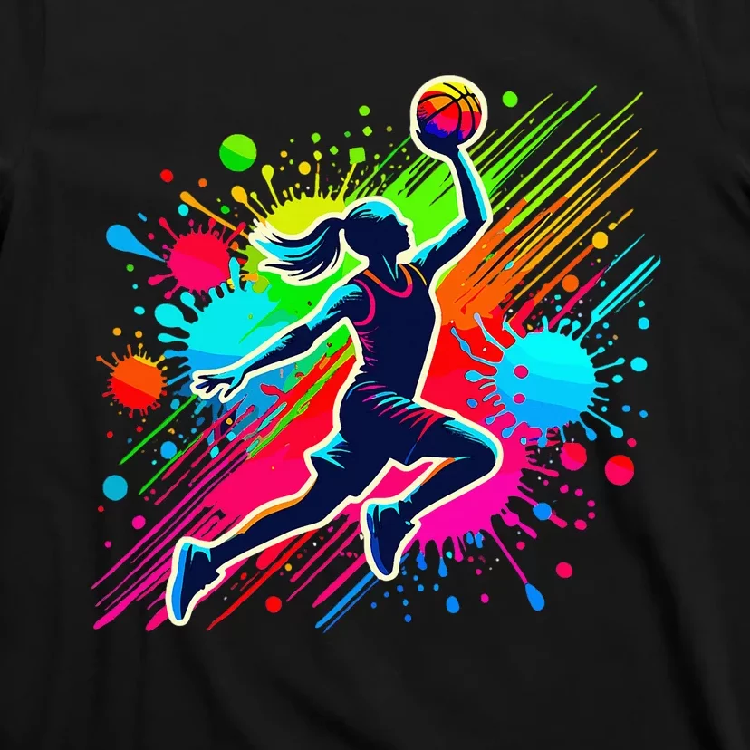 Basketball Player Girl T-Shirt