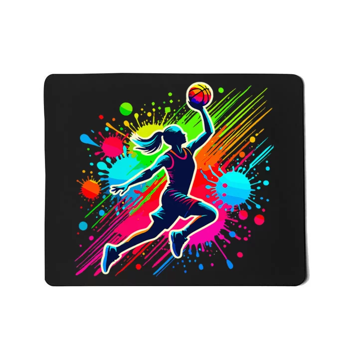 Basketball Player Girl Mousepad