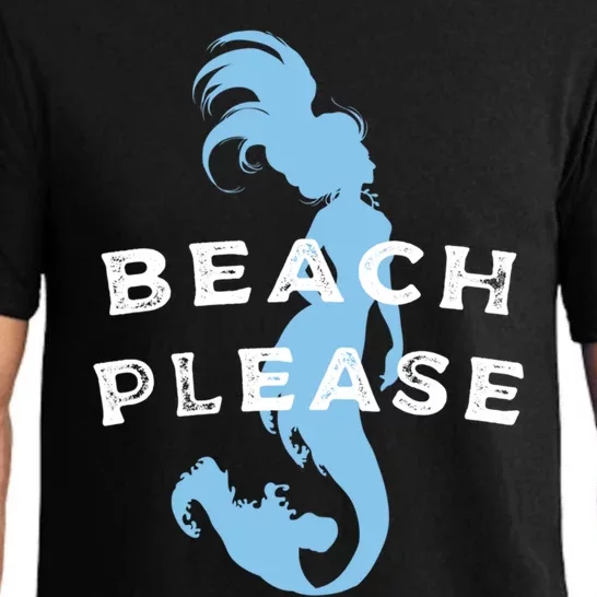 Beach Please Graphic Great Gift Pajama Set