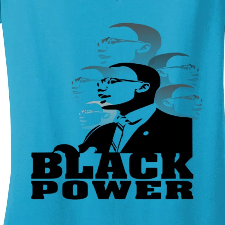 Black Power Great Gift Black Lives Matter Great Gift Black Leaders Great Gift Gr Women's V-Neck T-Shirt