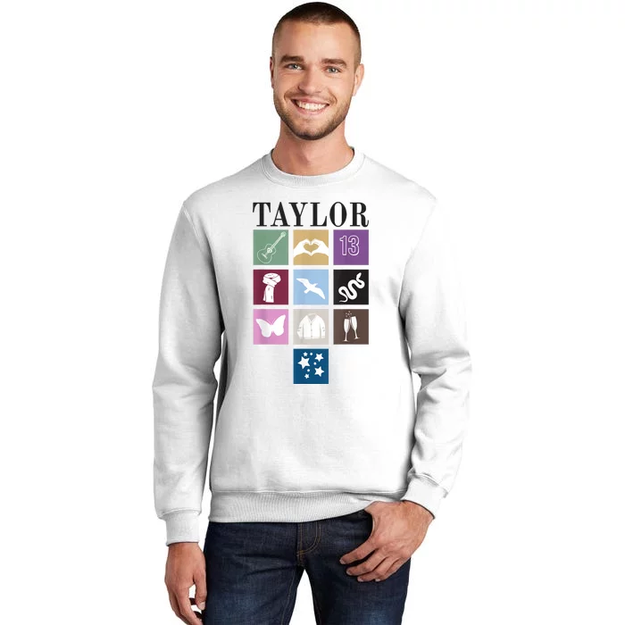 Birthday Party Girl Retro First Name Taylor Personalized Sweatshirt