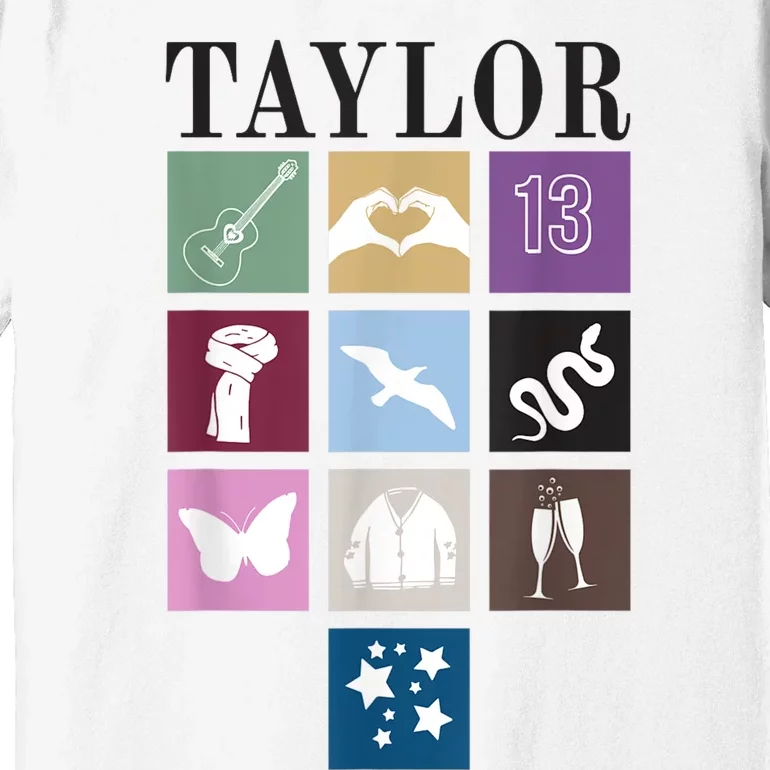 Birthday Party Girl Retro First Name Taylor Personalized Premium T-Shirt