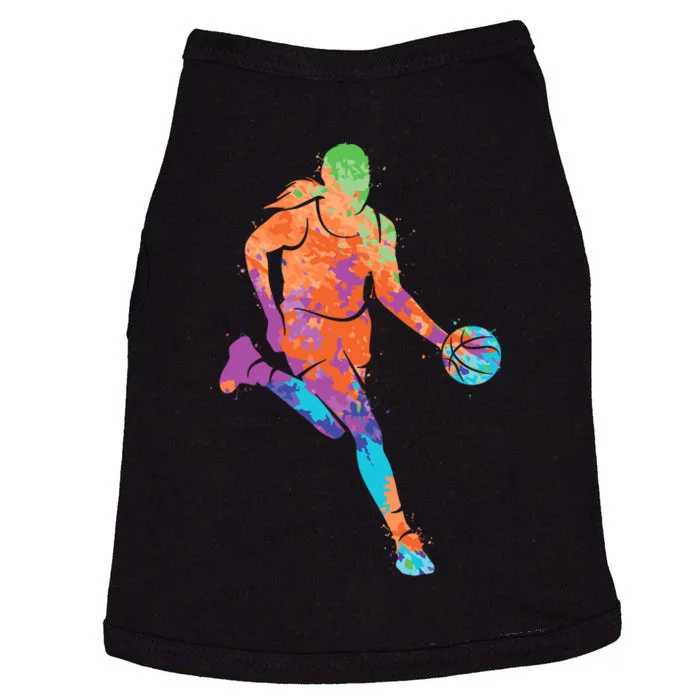 Basketball Player Girl Wo Girl Basketball Doggie Tank