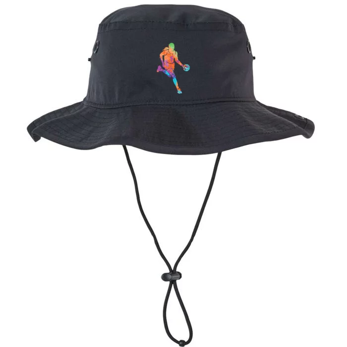 Basketball Player Girl Wo Girl Basketball Legacy Cool Fit Booney Bucket Hat