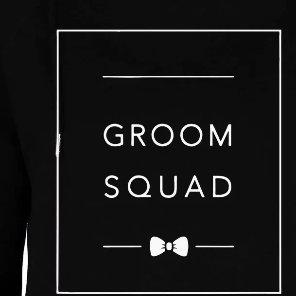 Bachelor Party Groom Squad Matching Groomsmen Womens Funnel Neck Pullover Hood