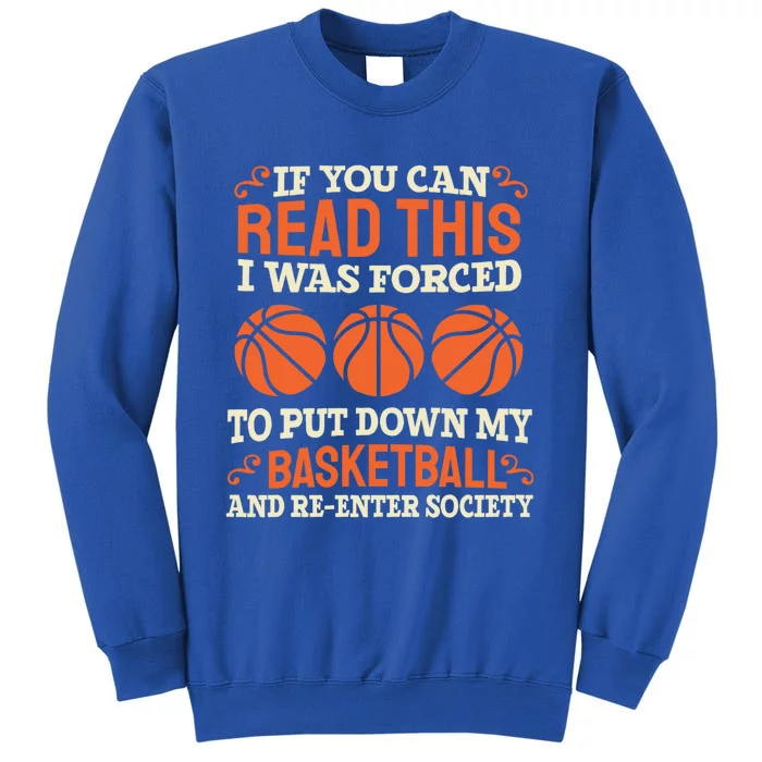 Basketball Player Great Gift Hoops Streetball Baller Ring Basketball Gift Sweatshirt