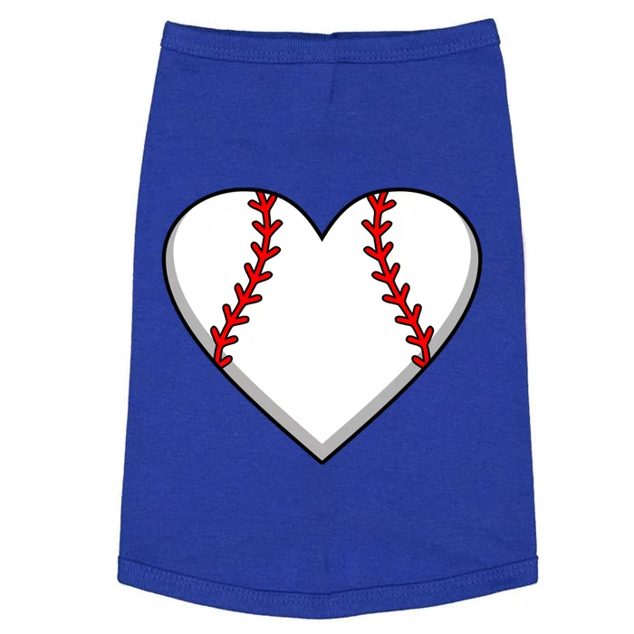 Baseball Player Heart Sports Lover Coach Graphic Great Gift Doggie Tank