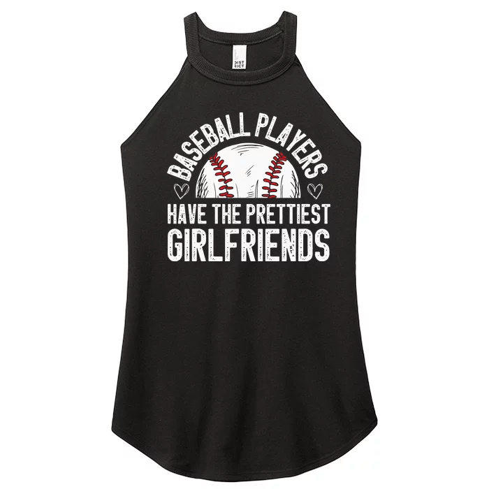 Baseball players have the prettiest girlfriends baseball Women’s Perfect Tri Rocker Tank