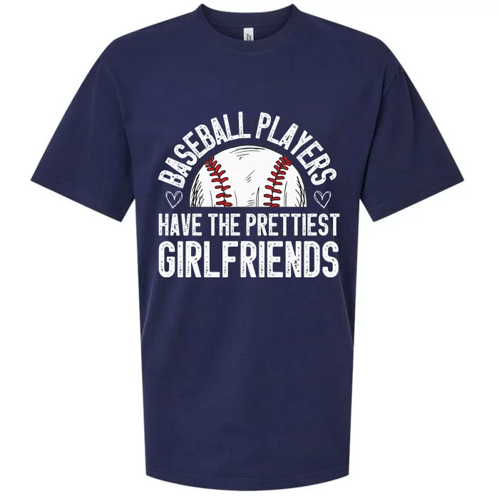 Baseball players have the prettiest girlfriends baseball Sueded Cloud Jersey T-Shirt