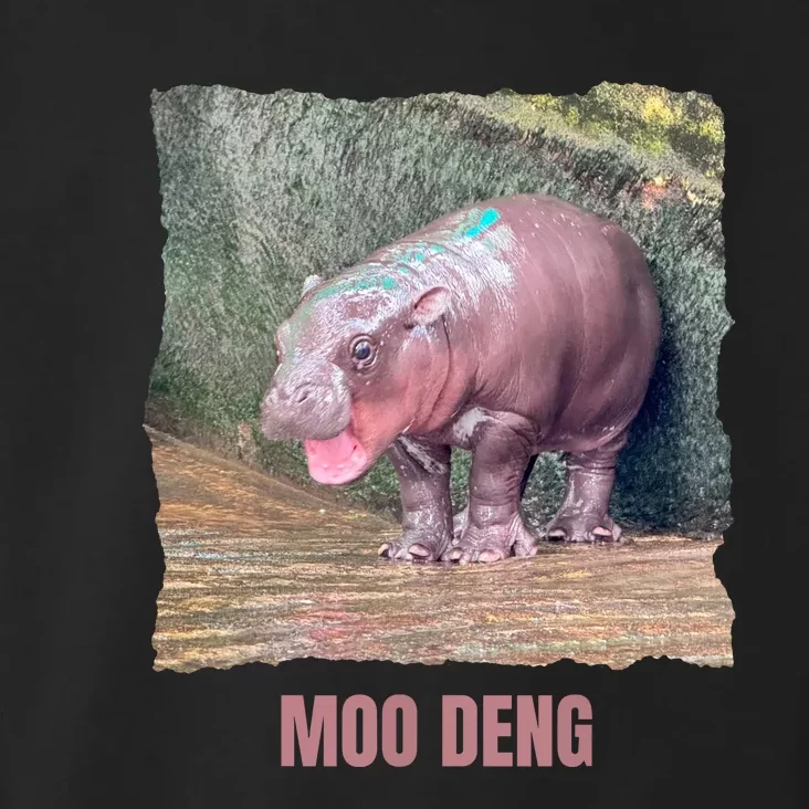 Baby Pygmy Hippo Moo Deng Toddler Hoodie