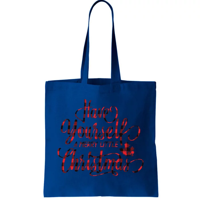 Buffalo Plaid Have Yourself A Merry Little Christmas Gift Tote Bag