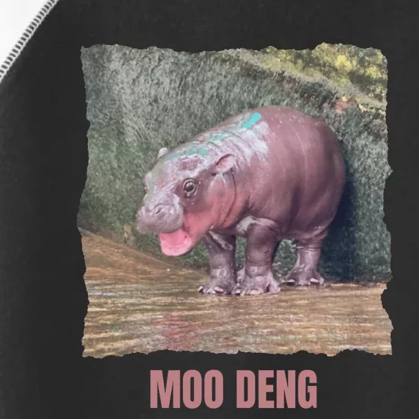 Baby Pygmy Hippo Moo Deng Funny Toddler Fine Jersey T-Shirt