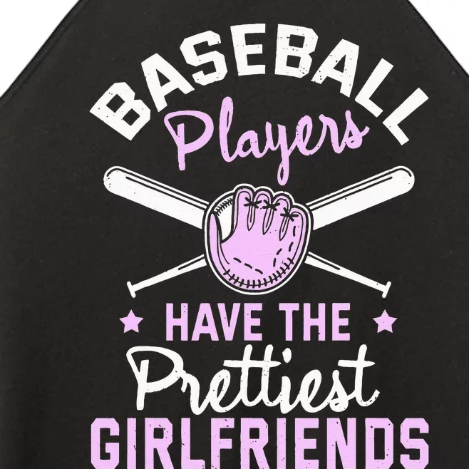 Baseball Players Have The Prettiest Girlfriends Softball Women’s Perfect Tri Rocker Tank