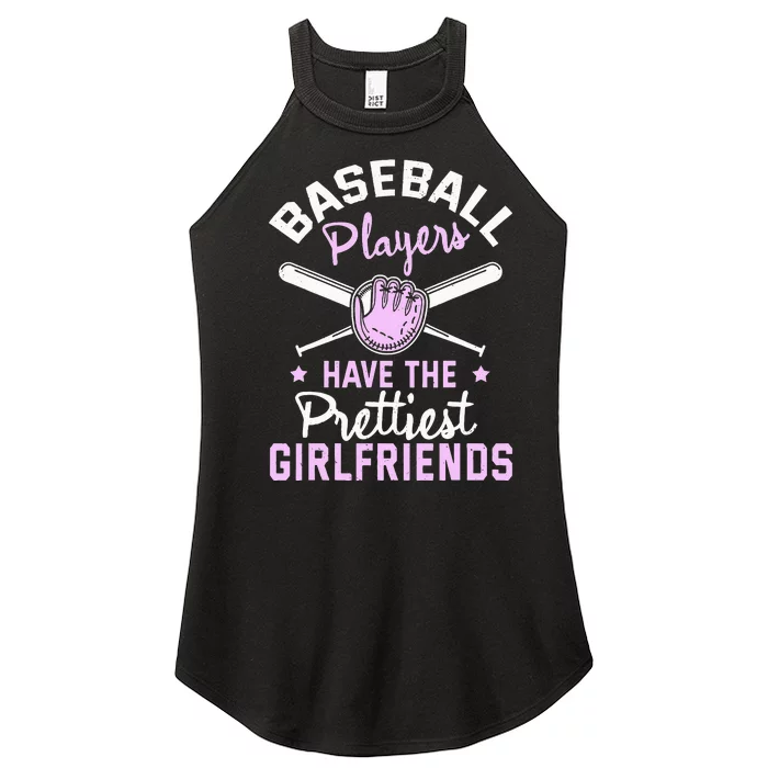 Baseball Players Have The Prettiest Girlfriends Softball Women’s Perfect Tri Rocker Tank