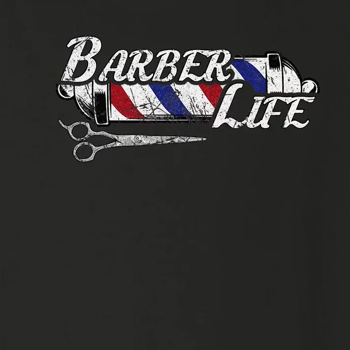 Barbers Pole Hair Hairstylist Christmas Gift Toddler Long Sleeve Shirt