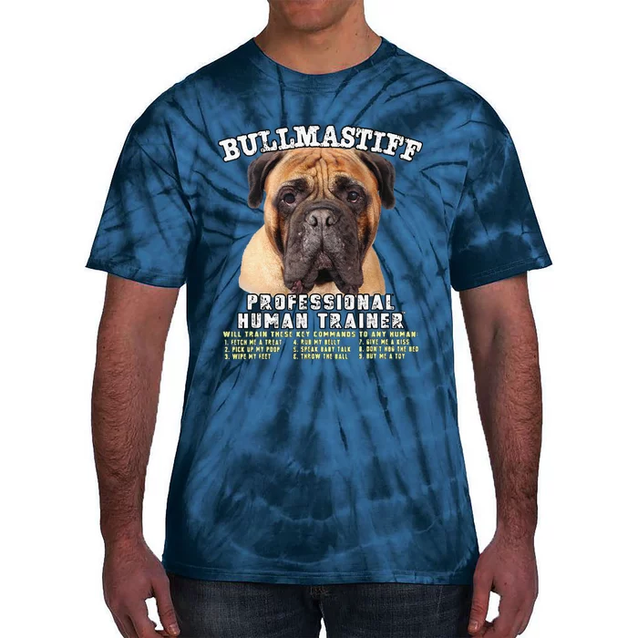 Bullmastiff Professional Human Trainer Cute Dog Tie-Dye T-Shirt