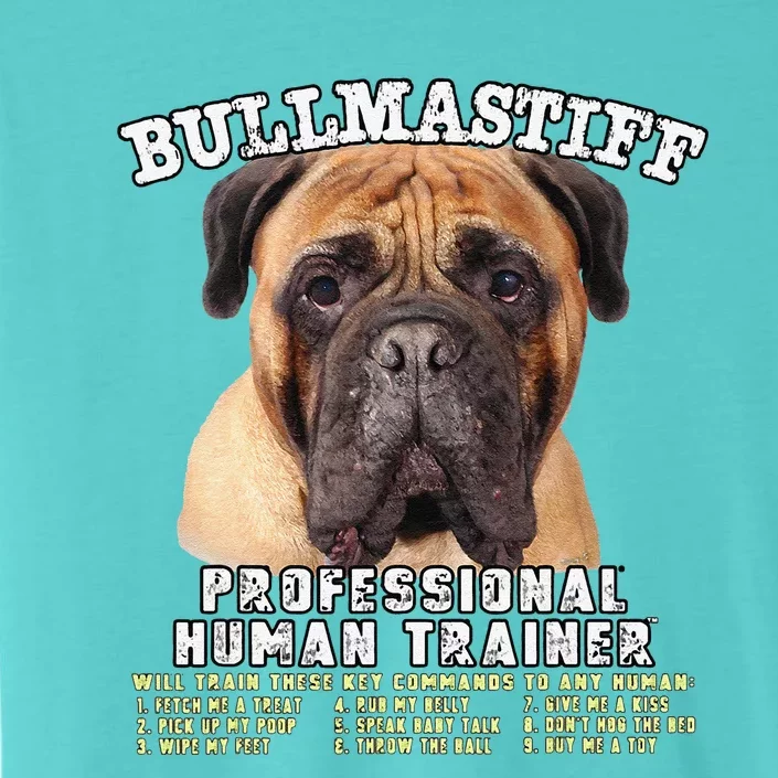 Bullmastiff Professional Human Trainer Cute Dog ChromaSoft Performance T-Shirt