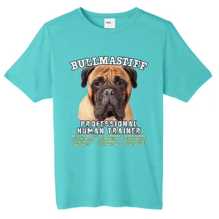 Bullmastiff Professional Human Trainer Cute Dog ChromaSoft Performance T-Shirt