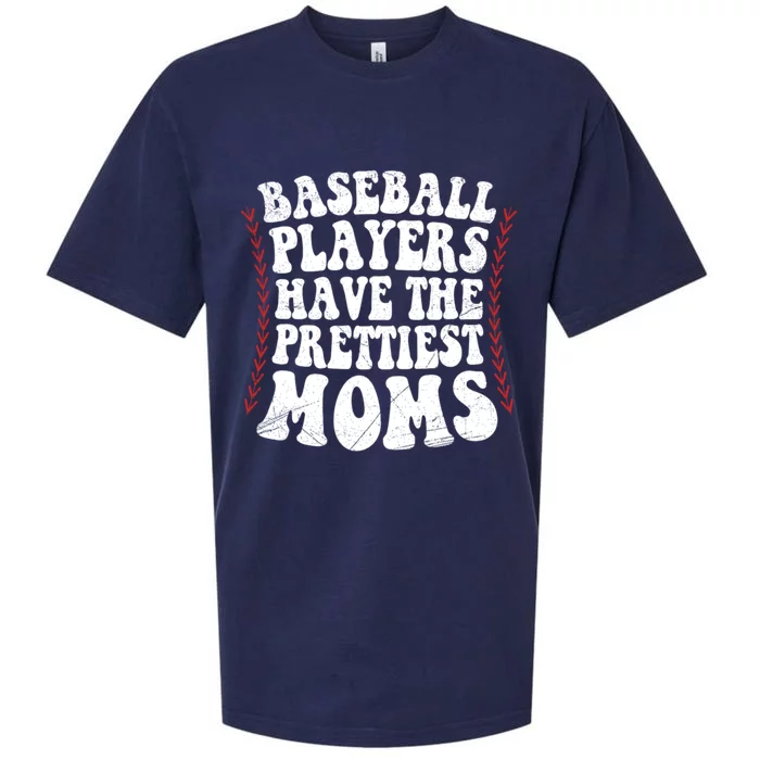 Baseball Players Have The Prettiest Moms Baseball Sueded Cloud Jersey T-Shirt