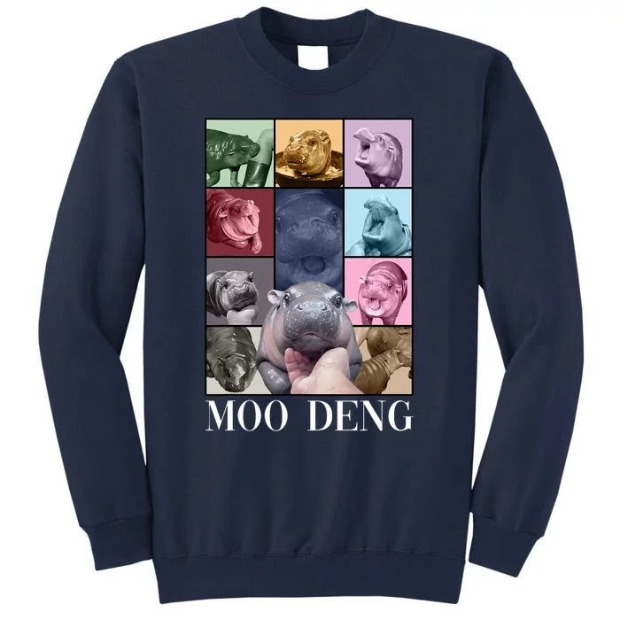 Baby Pygmy Hippo Moo Deng Era Tall Sweatshirt