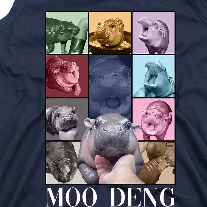 Baby Pygmy Hippo Moo Deng Era Tank Top