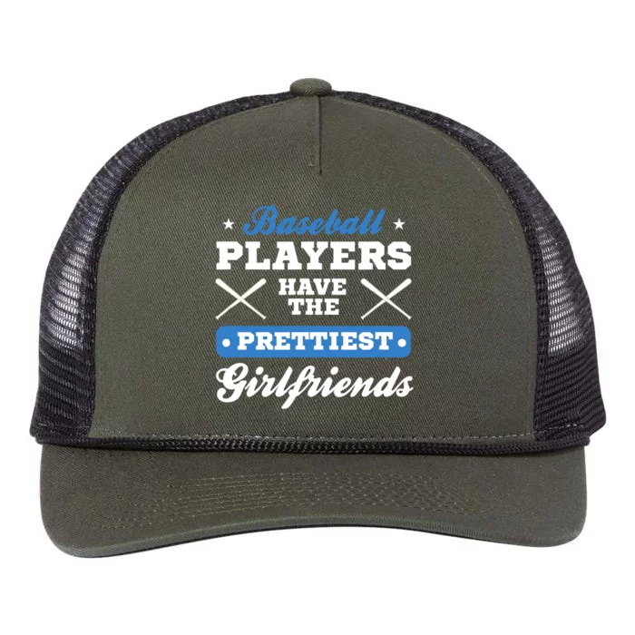 Baseball players have the prettiest girlfriends baseball Retro Rope Trucker Hat Cap