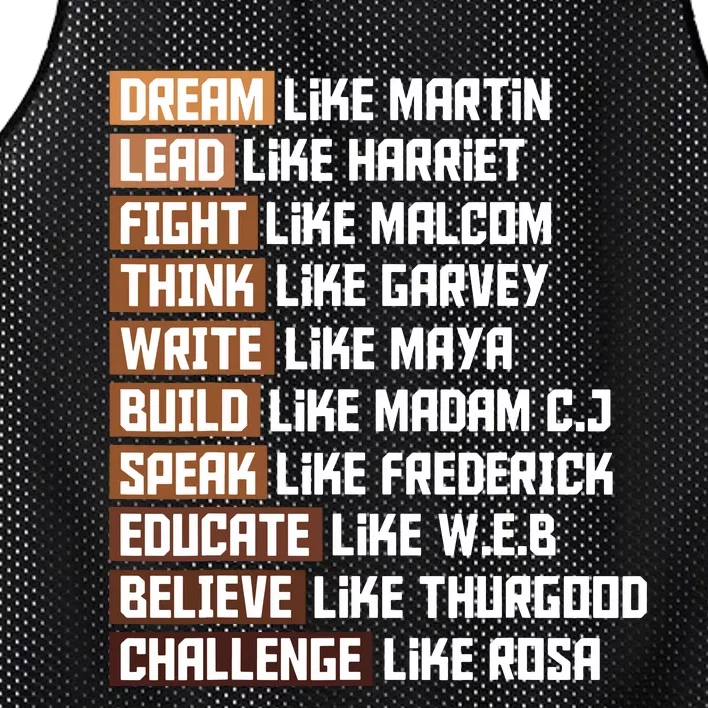 Black Power History Month African American Pride Gift Mesh Reversible Basketball Jersey Tank