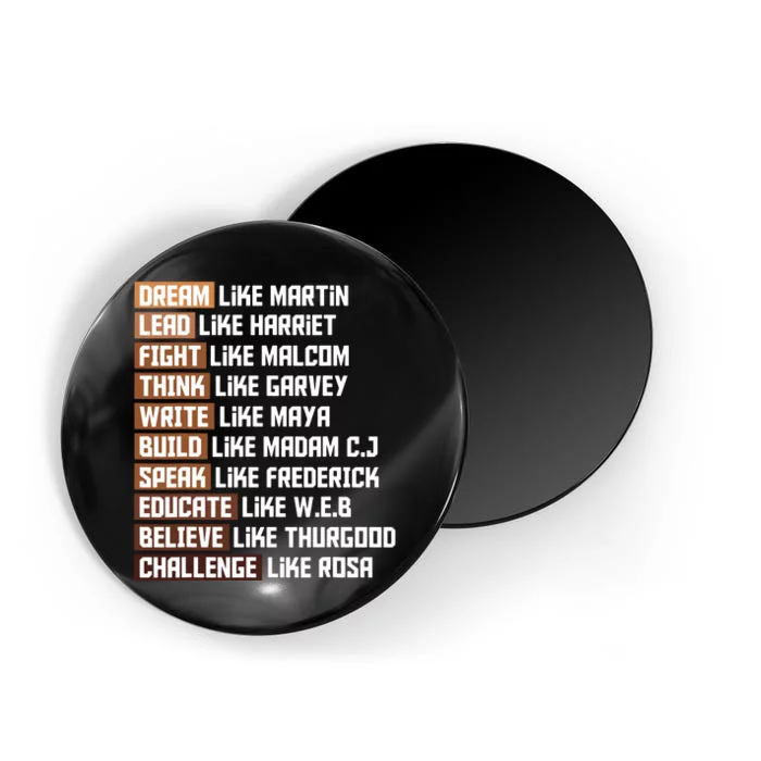 Black Power History Month African American Pride Gift Magnet