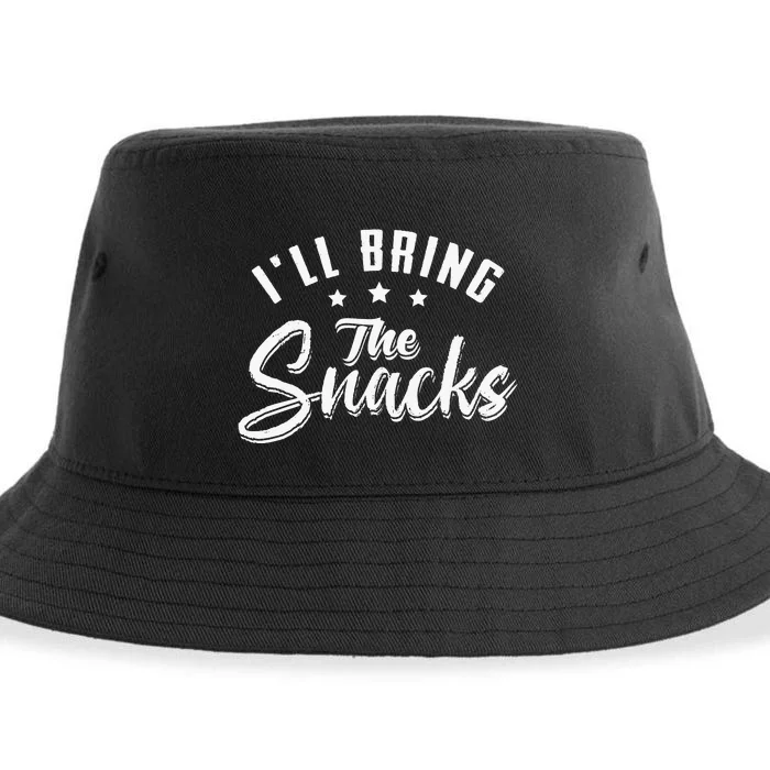 Bachelor Party Humor | ILl Bring The Snacks Sustainable Bucket Hat