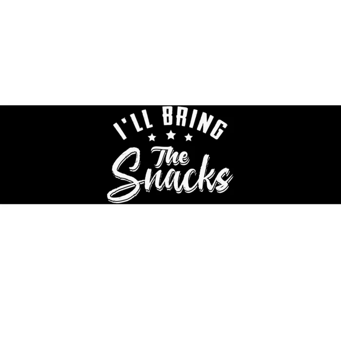 Bachelor Party Humor | ILl Bring The Snacks Bumper Sticker