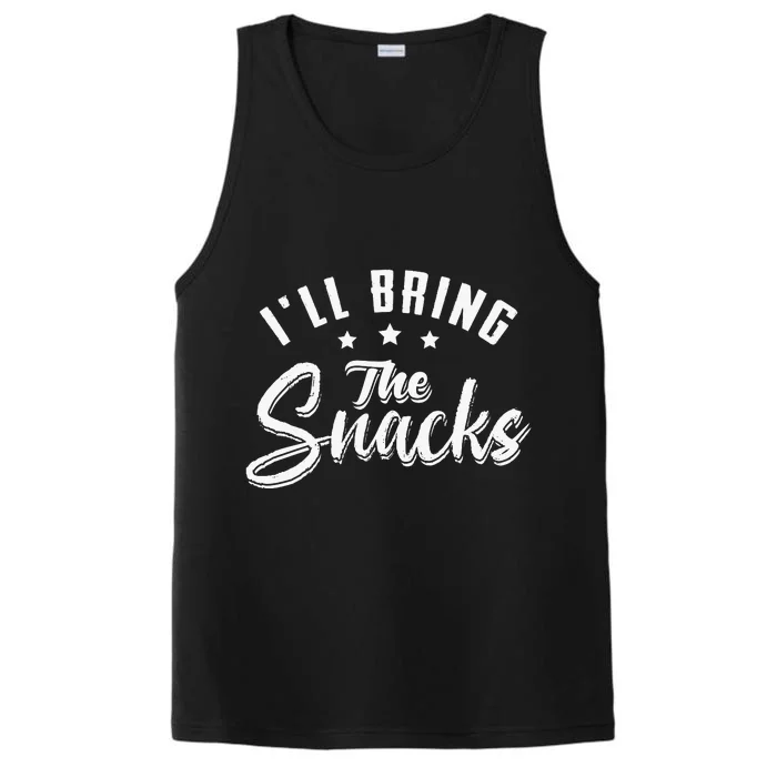 Bachelor Party Humor | ILl Bring The Snacks Performance Tank