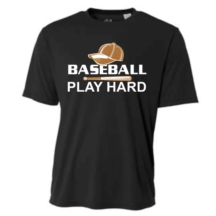 Baseball Play Hard Cooling Performance Crew T-Shirt