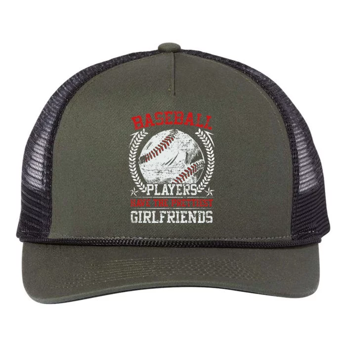 Baseball Players Have The Prettiest Girlfriends Girls Retro Rope Trucker Hat Cap