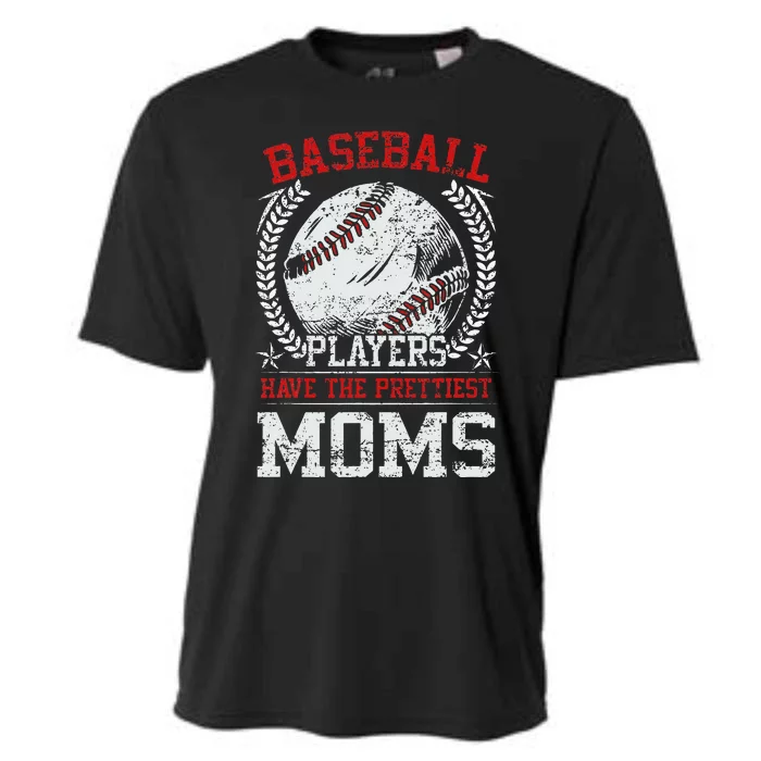 Baseball Players Have The Prettiest Moms Girls Cooling Performance Crew T-Shirt