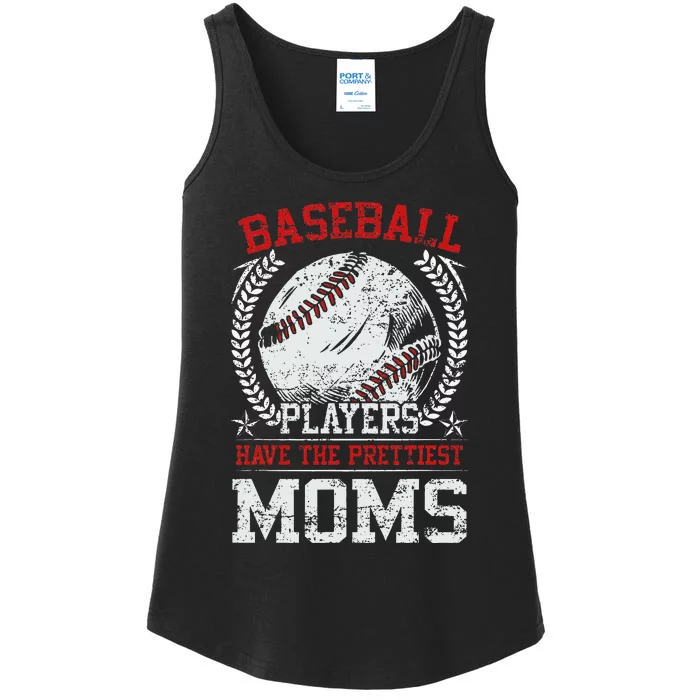 Baseball Players Have The Prettiest Moms Girls Ladies Essential Tank