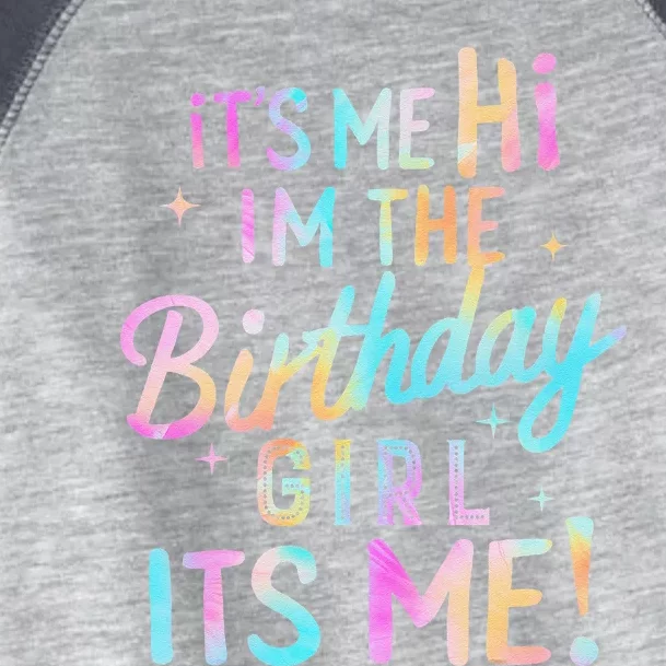 Birthday Party Hi Its Me Im The Birthday Girl Toddler Fine Jersey T-Shirt