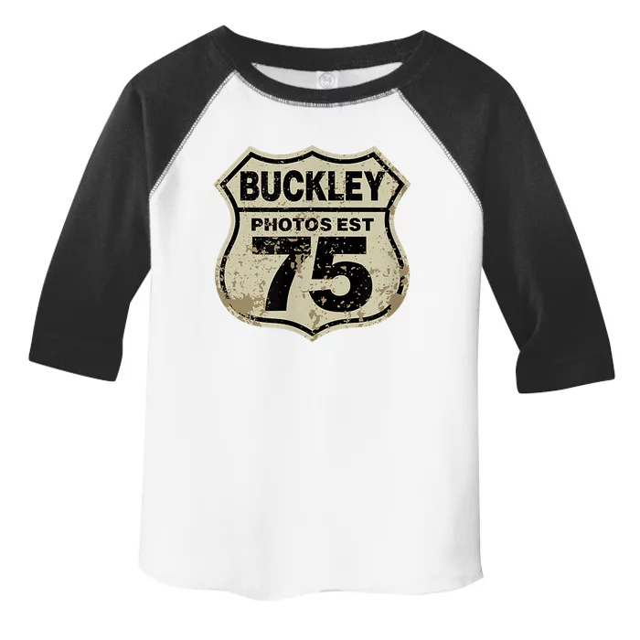 Buckley Photos Highway Sign Toddler Fine Jersey T-Shirt