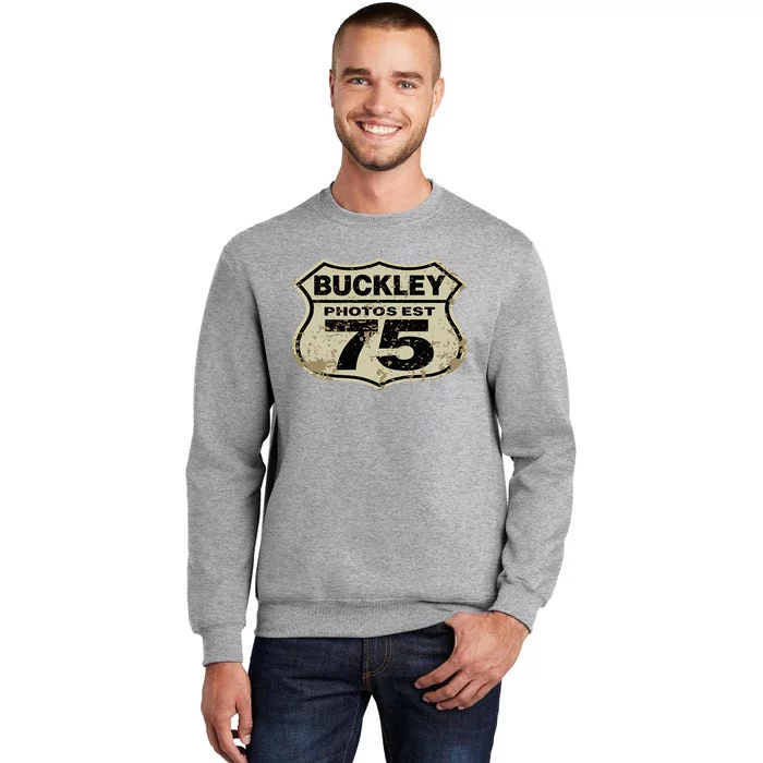 Buckley Photos Highway Sign Tall Sweatshirt