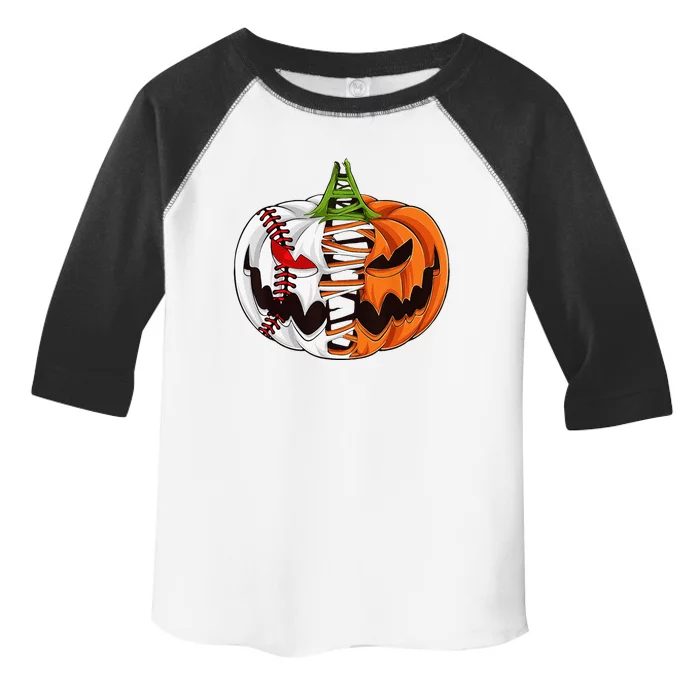 Baseball Player Halloween Pumpkin Costume Baseball Pitcher Toddler Fine Jersey T-Shirt