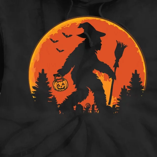 Bigfoot Pumpkin Halloween Costume Sasquatch Tie Dye Hoodie