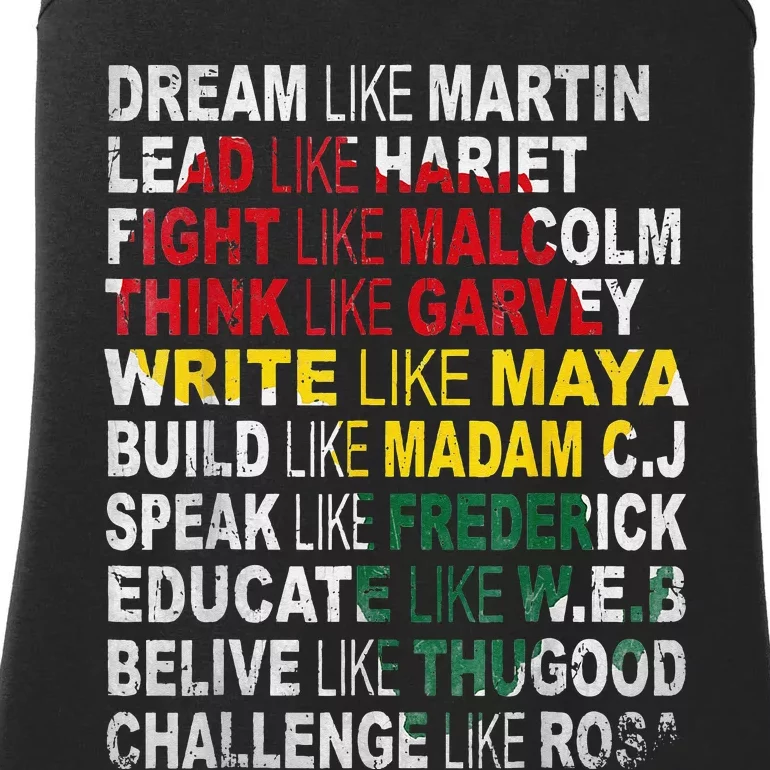 Black Power History Month African American Pride Gift Ladies Essential Tank