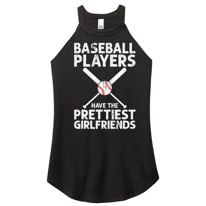 Baseball Players Have The Prettiest Girlfriends Women’s Perfect Tri Rocker Tank