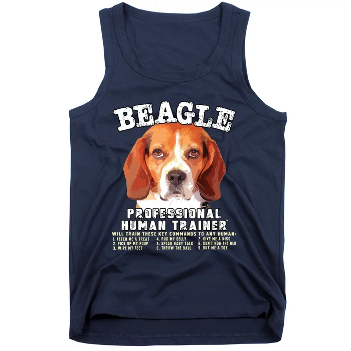 Beagle Professional Human Trainer Tank Top