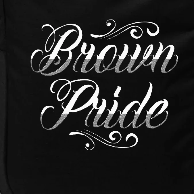 Brown Pride Hispanic Latino American Chicano Mexican Impact Tech Backpack