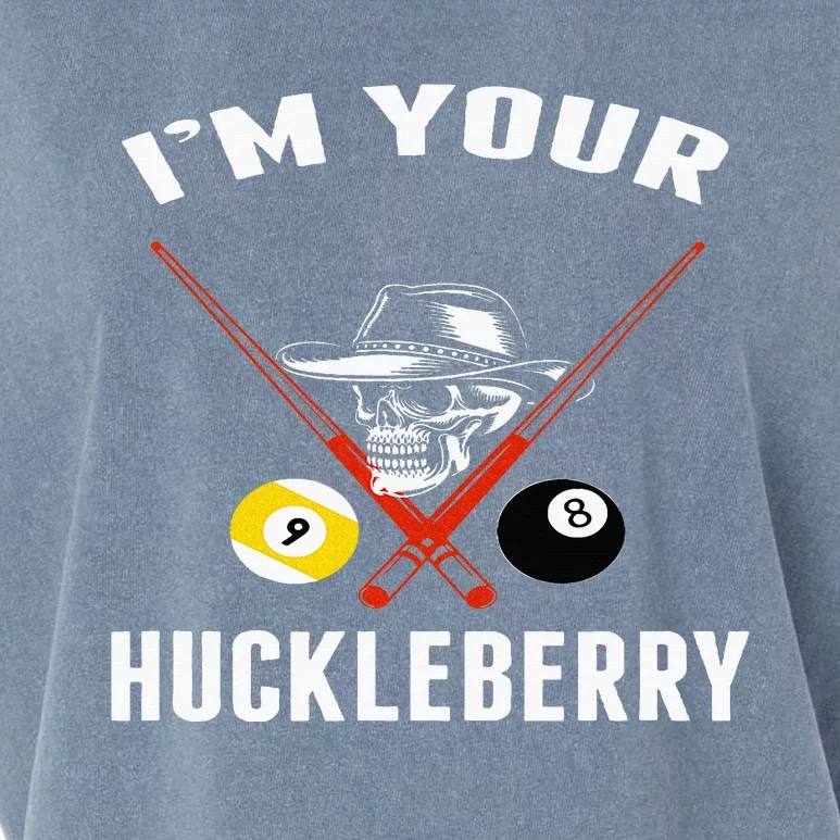 Billiards Pool Im Your Huckleberry Garment-Dyed Women's Muscle Tee