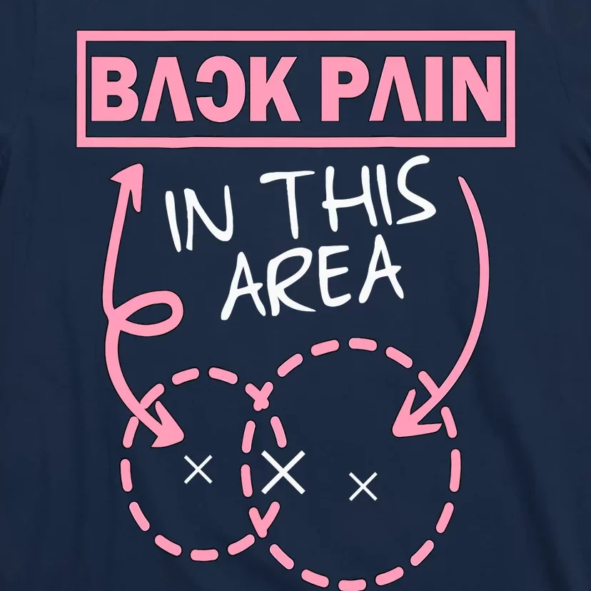 Back Pain In This Area Funny T-Shirt